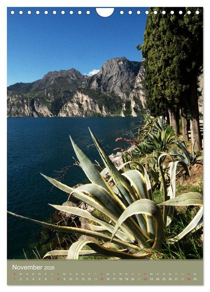 Produktbild: Gardasee - Die sch&ouml;nsten Momente am Gardasee (Wandkalender 2026 DIN A4 hoch), CALVENDO Monatskalender