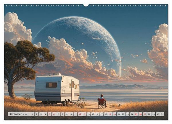Produktbild: Caravanesque (hochwertiger Premium Wandkalender 2026 DIN A2 quer), Kunstdruck in Hochglanz