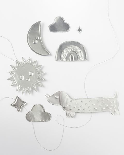 Produktbild: FOLIA Bastelartikel Pr&auml;gefolienmappe 70, 18,5x29cm, 3 Blatt, silber