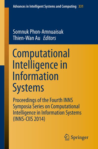 Produktbild: Computational Intelligence in Information Systems