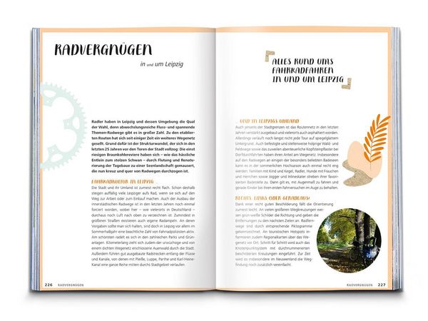 Produktbild: KOMPASS Radvergn&uuml;gen in und um Leipzig