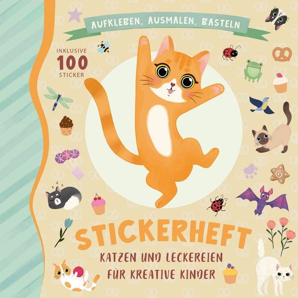 Produktbild: Stickerheft Katze Schlecki