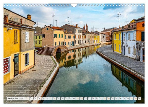 Produktbild: ItalienReise Venedig Chioggia Comacchio (Wandkalender 2026 DIN A3 quer), CALVENDO Monatskalender