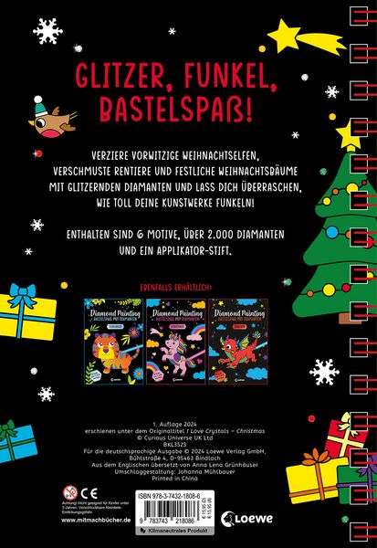 Produktbild: Diamond Painting - Bastelspa&szlig; mit Diamanten - Weihnachten