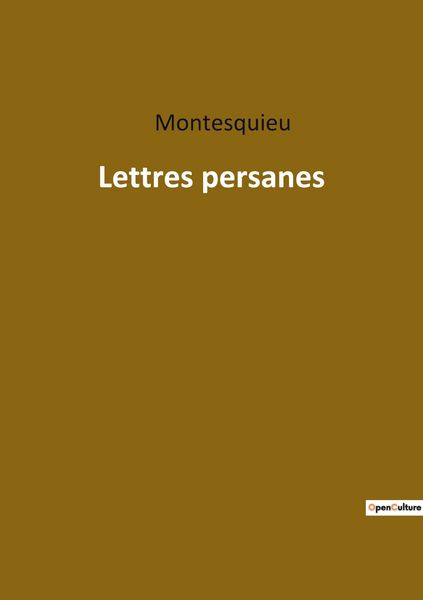Produktbild: Lettres persanes