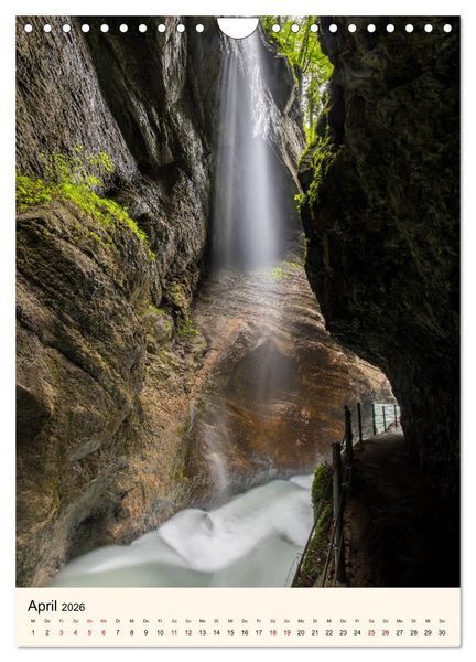 Produktbild: Partnachklamm (Wandkalender 2026 DIN A4 hoch), CALVENDO Monatskalender