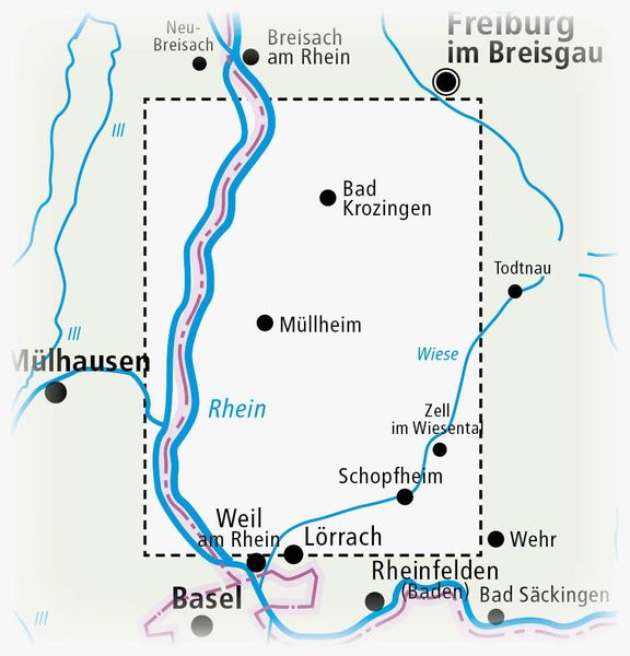 Produktbild: Markgräflerland, Staufen im Breisgau - Belchen - Lörrach 1:50 000
