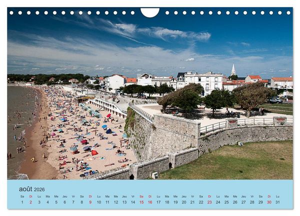 Produktbild: La Charente Maritime, des paysages entre terre et mer (Calendrier mural 2026 DIN A4 vertical), CALVENDO calendrier mensuel