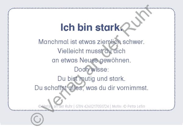 Produktbild: Stark wie ein Gorilla, mutig wie eine L&ouml;win &ndash; Affirmationsk&auml;rtchen f&uuml;r Kinder