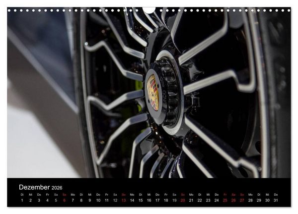 Produktbild: Heiligs Blechle - Porsche-Ikonen im Detail (Wandkalender 2026 DIN A3 quer), CALVENDO Monatskalender