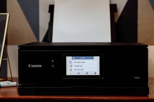 Produktbild: Canon PIXMA TS8750 Multifunktionsdrucker Tintenstrahl Farbe A4 Drucker, Scanner, Kopierer Duplex, USB, WLAN