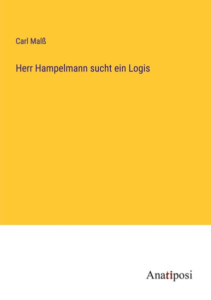 Produktbild: Herr Hampelmann sucht ein Logis