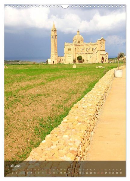 Produktbild: Unterwegs in Malta (Wandkalender 2026 DIN A3 hoch), CALVENDO Monatskalender