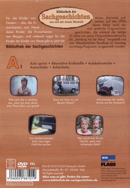 Produktbild: A1 - Auto spritzt/Alternative Kraftstoffe/Autobahnstriche/Autoschilder/Achterbahn (Bibliothek der Sachgeschichten)