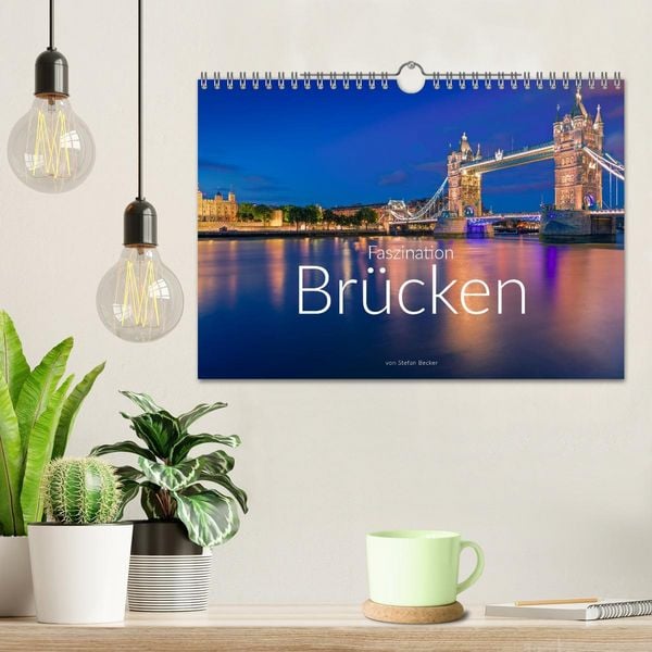 Produktbild: Faszination Br&uuml;cken (Wandkalender 2026 DIN A4 quer), CALVENDO Monatskalender