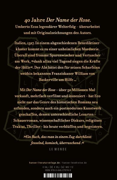 Produktbild: Der Name der Rose