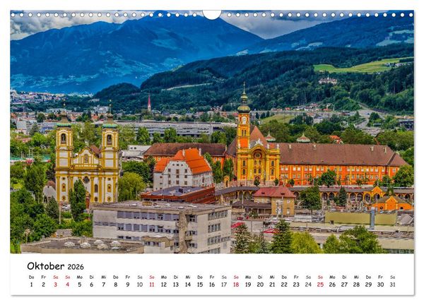 Produktbild: Gr&uuml;&szlig;e aus Innsbruck (Wandkalender 2026 DIN A3 quer), CALVENDO Monatskalender