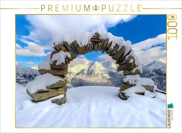 Produktbild: CALVENDO Puzzle S&ouml;lden, 2000 H&ouml;henmeter bis zum Gletscher. | 1000 Teile Lege-Gr&ouml;&szlig;e 64x48cm Foto-Puzzle f&uuml;r gl&uuml;ckliche Stunden