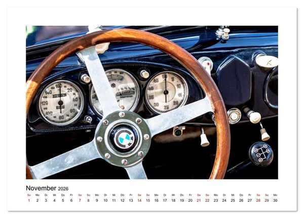 Produktbild: Oldtimer - Cockpits vergangener Zeiten (Wandkalender 2026 DIN A3 quer), CALVENDO Monatskalender