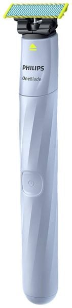 Produktbild: Philips Bodycare OneBlade 1st Shave QP1324/20 Nassrasierer Himmelblau