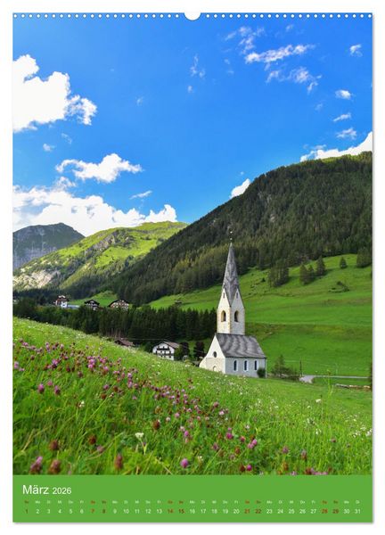 Produktbild: Malerische Kirchen und Kapellen (hochwertiger Premium Wandkalender 2026 DIN A2 hoch), Kunstdruck in Hochglanz