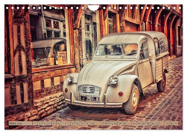 Produktbild: Die Legende - die Ente, Citro&euml;n 2CV (Wandkalender 2026 DIN A4 quer), CALVENDO Monatskalender