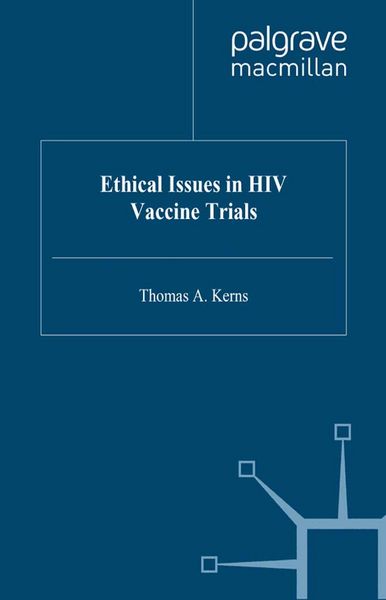 Produktbild: Ethical Issues in HIV Vaccine Trials