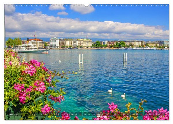 Produktbild: Gr&uuml;ezi aus der Schweiz (Wandkalender 2026 DIN A2 quer), CALVENDO Monatskalender