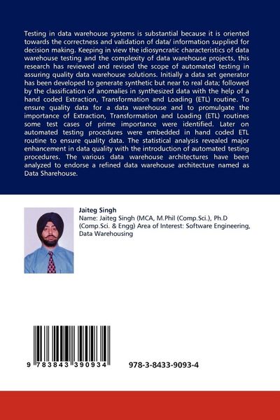 Produktbild: Understanding ETL and Data Warehousing: Issues, Challenges and Importance