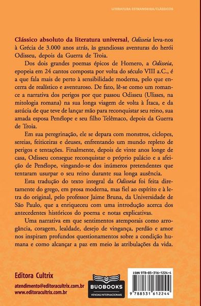 Produktbild: Odiss&eacute;ia - Nova Edi&ccedil;&atilde;o