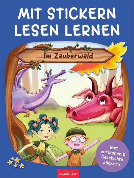 Produktbild: Mit Stickern Lesen lernen &ndash; Im Zauberwald
