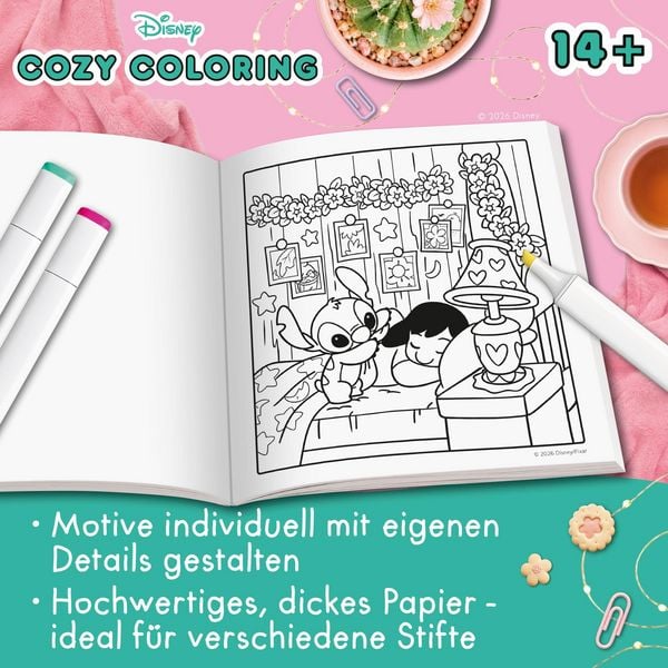 Produktbild: Cozy Coloring Disney - Lilo & Stitch