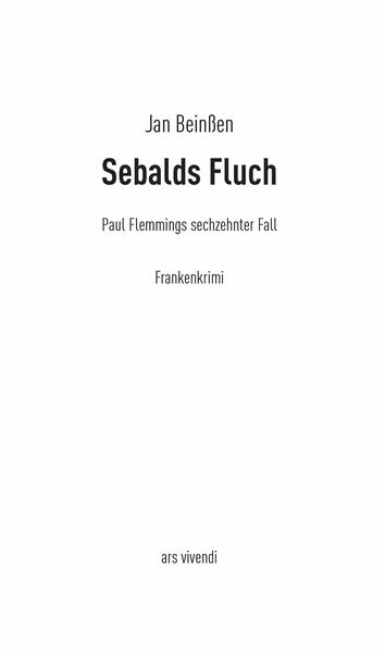 Produktbild: Sebalds Fluch
