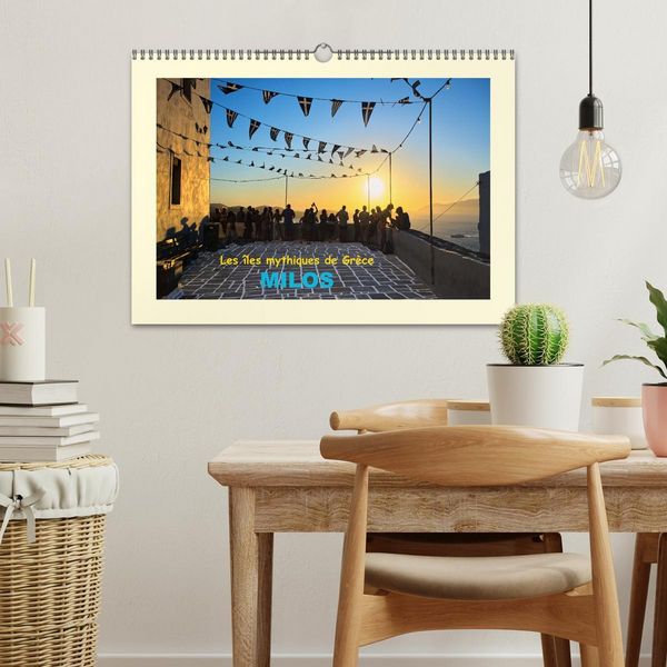 Produktbild: Les &icirc;les mythiques de Gr&egrave;ce - MILOS (Calendrier mural 2026 DIN A3 vertical), CALVENDO calendrier mensuel