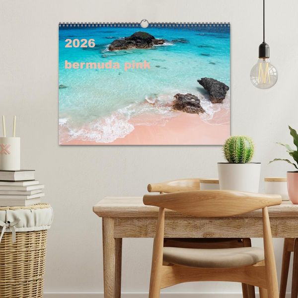Produktbild: bermuda pink (Wall Calendar 2026 DIN A3 landscape), CALVENDO 12 Month Wall Calendar