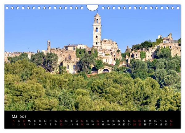 Produktbild: Ligurien - die italienische Riviera (Wandkalender 2026 DIN A4 quer), CALVENDO Monatskalender