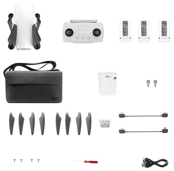 Produktbild: Hubsan Zino Mini Pro-2025 Quadrocopter RtF Kameraflug Wei&szlig; (matt)