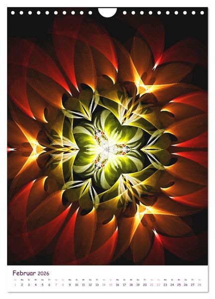 Produktbild: Digitale Traumreise (Wandkalender 2026 DIN A4 hoch), CALVENDO Monatskalender