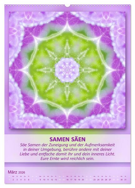Produktbild: Light Energy Mandalas - Kalender - Vol. 2 (Wandkalender 2026 DIN A2 hoch), CALVENDO Monatskalender