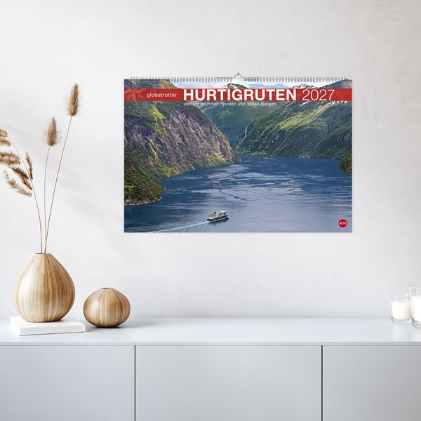 Produktbild: Hurtigruten Globetrotter Kalender 2027 - Von unber&uuml;hrten Fjorden und stillen Bergen