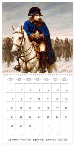 Produktbild: Napol&eacute;on Bonaparte (Calendrier mural carr&eacute; 2026 30x30 cm) Calendrier double avec une page pour vos prises de notes