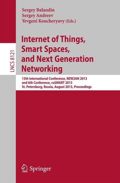 Produktbild: Internet of Things, Smart Spaces, and Next Generation Networking