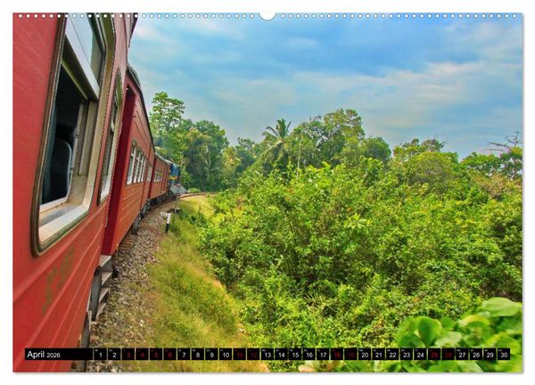 Produktbild: Sri Lanka, Gr&uuml;ne Berge - unber&uuml;hrte Natur (hochwertiger Premium Wandkalender 2026 DIN A2 quer), Kunstdruck in Hochglanz