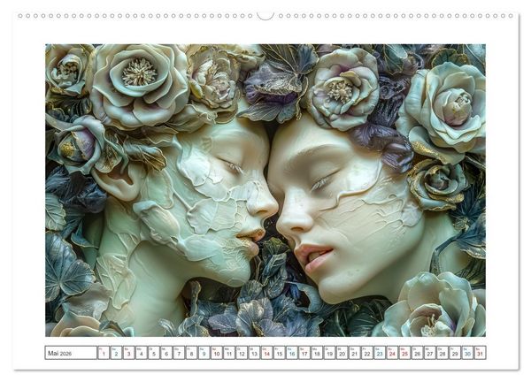 Produktbild: Magische Gesichter (Wandkalender 2026 DIN A2 quer), CALVENDO Monatskalender