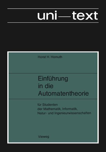 Produktbild: Einf&uuml;hrung in die Automatentheorie