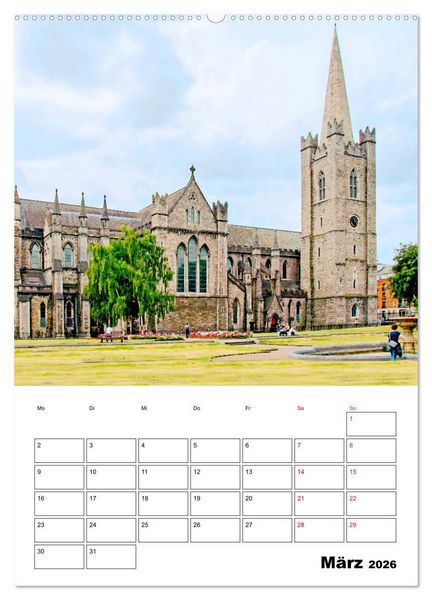 Produktbild: Dublin - faszinierende irische Hauptstadt (Wandkalender 2026 DIN A2 hoch), CALVENDO Monatskalender