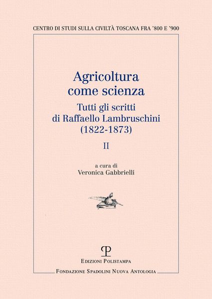 Produktbild: Agricoltura come scienza. Tutti gli scritti di Raffaello Lambruschini (1822-1873). Vol. 2