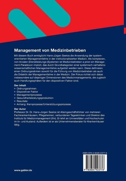 Produktbild: Management von Medizinbetrieben