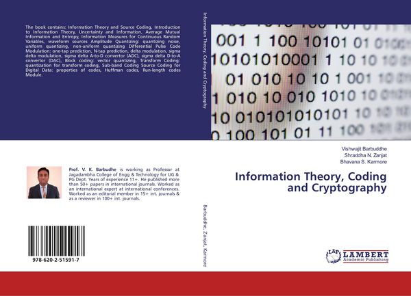 Produktbild: Information Theory, Coding and Cryptography