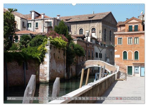 Produktbild: VENEDIG - Perle der Lagune (hochwertiger Premium Wandkalender 2026 DIN A2 quer), Kunstdruck in Hochglanz